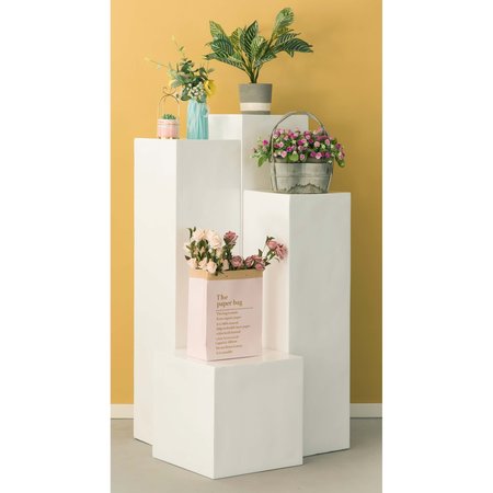 Uniquewise "Display Cube Decorative Pillar Column Flower Stand Wedding Pedestal - 12"" W x 47.2"" H" QI003858-47